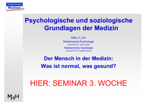 hier: seminar 3. woche - Medizinische Hochschule Hannover
