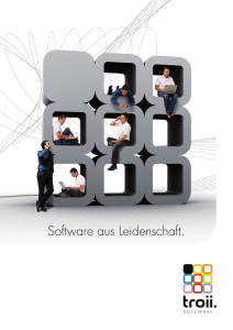 Software aus Leidenschaft. - troii Software Entwicklung