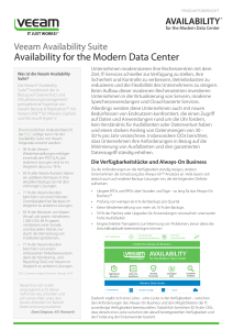 Availability for the Modern Data Center