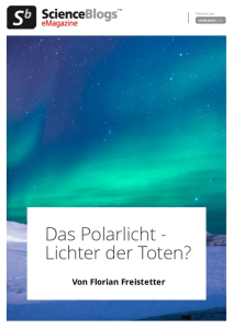 Das Polarlicht - Lichter der Toten?