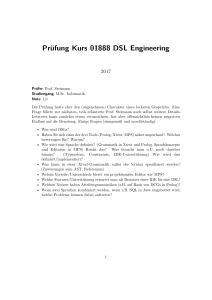 Prüfung Kurs 01888 DSL Engineering
