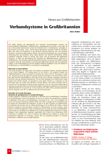 Verbundsysteme in Großbritannien