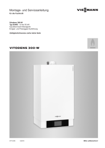 Installationsanleitung Viessmann Vitodens 300-W