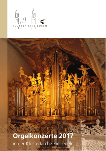 Einsiedler Orgelkonzert 2017