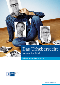 Das Urheberrecht - IHK Heilbronn-Franken