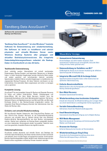 Tandberg Data AccuGuard&trade;