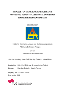 modelle für die verursachergerechte aufteilung von lastflüssen in