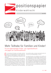 positionspapier - Zukunftsforum Familie