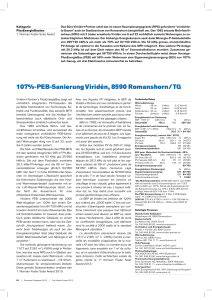 PEB-Sanierung Virid&eacute;n, 8590 Romanshorn/TG