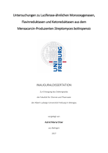 Untersuchungen zu Luciferase-ähnlichen