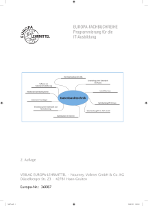 EUROPA-FACHBUCHREIHE Programmierung - Europa