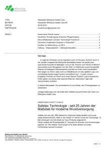 Safetac Technologie - seit 25 Jahren der Maßstab für moderne