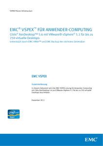 emc® vspex™ für anwender-computing