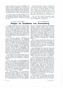 Belgier im Zuchthaus von Sonnenburg