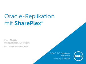 Oracle-Replikation mit SharePlex