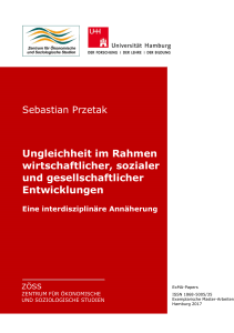 Ungleichheit im Rahmen wirtschaftlicher, sozialer - WiSo