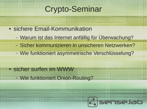 Crypto-Seminar - Bildungskoffer