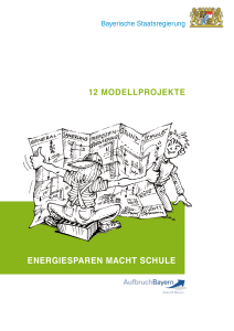 12 Modellprojekte energiesparen Macht schule
