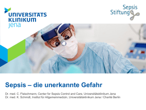 Sepsis – die unerkannte Gefahr