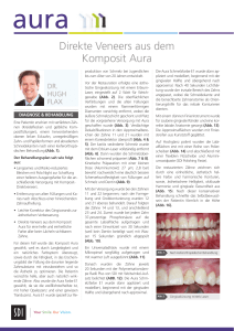 Direkte Veneers aus dem Komposit Aura