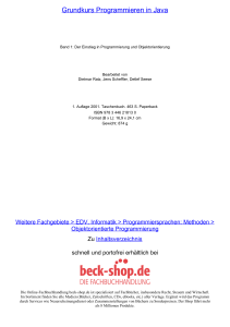 Grundkurs Programmieren in Java - ReadingSample - Beck-Shop