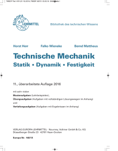 Technische Mechanik - Europa