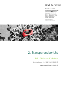 2. Transparenzbericht