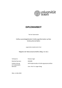 diplomarbeit