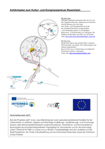 Anfahrtsplan zum Kultur- und Kongresszentrum Rosenheim