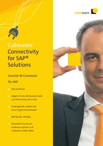 Cubeware Connectivity for SAP&reg; Solutions - Controlling