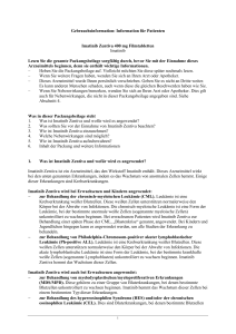 gebrauchsinformation: information für anwender