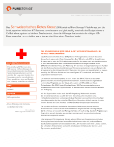 Das Schweizerisches Rotes Kreuz (SRK)