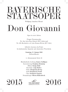 Don Giovanni - Bayerische Staatsoper