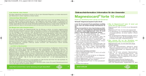 Magnesiocard ® forte 10 mmol - VERLA