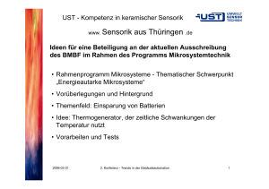 Ideen für eine Beteiligung an der aktuellen Ausschreibung des