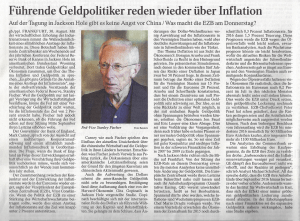Führende Geldpolitiker reden wieder über Inflation