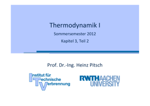 Thermodynamik I
