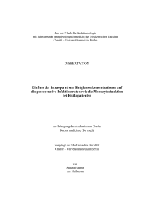 DISSERTATION Einfluss der intraoperativen - diss.fu