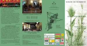schloss deutschkreutz literatur in gr&uuml;n 2010 samstag, 12. juni
