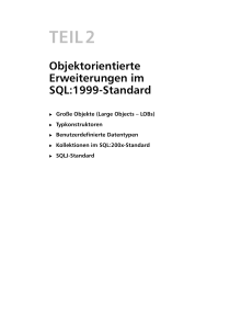 Objektorientierte Erweiterungen im SQL:1999-Standard