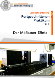 Der M&ouml;&szlig;bauer-Effekt - Albert-Ludwigs