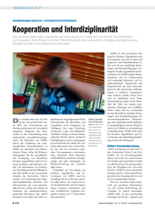 Kooperation und Interdiziplinarität