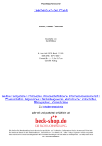 Taschenbuch der Physik - ReadingSample - Beck-Shop