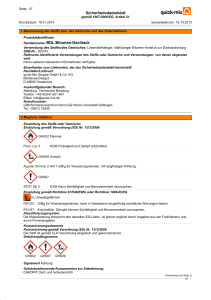 Sicherheitsdatenblatt · Handelsname: BDL Bitumen