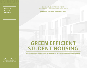 green efficient student housing