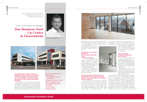 Das Business Start Up Center in Dossenheim