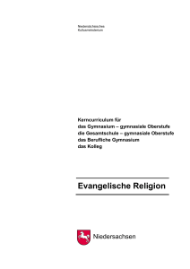 Evangelische Religion - Niedersächsischer Bildungsserver