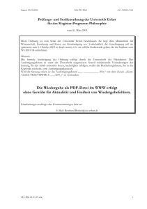 PO-MAP-Phil - Uni Erfurt