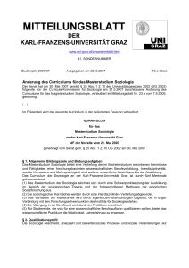 mitteilungsblatt - Karl-Franzens