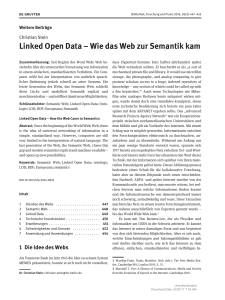 Linked Open Data